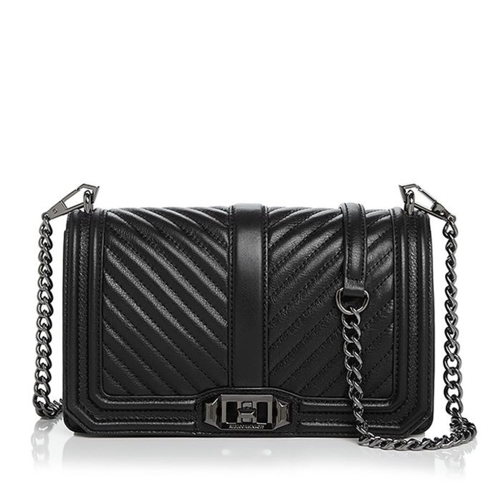 Rebecca Minkoff Chevron Quilted Love Crossbody